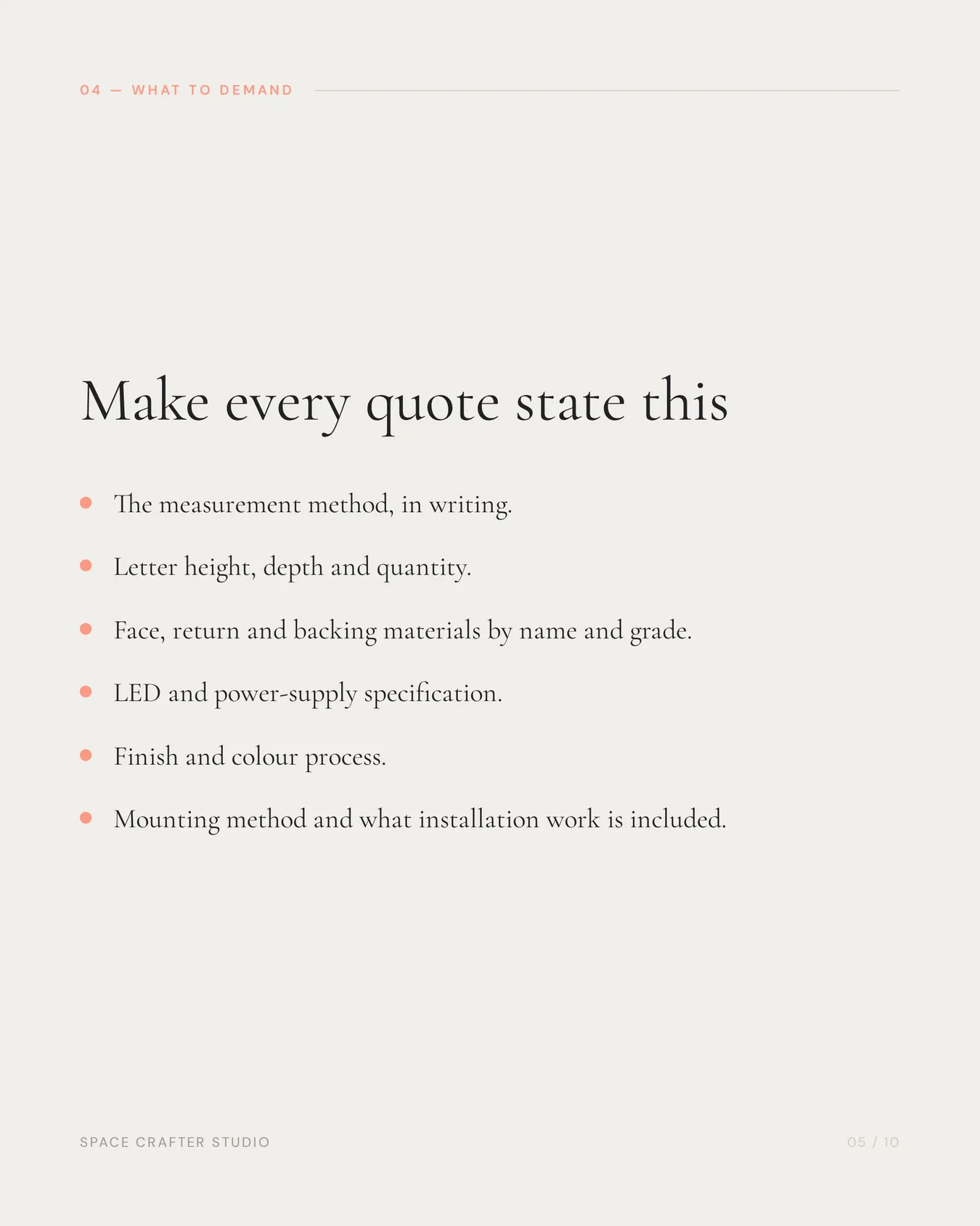 Commercial signage cost in india, slide 5 of 10, Space Crafter Studio