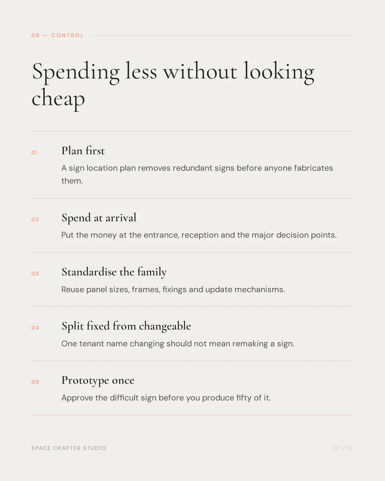 Commercial signage cost in india, slide 7 of 10, Space Crafter Studio