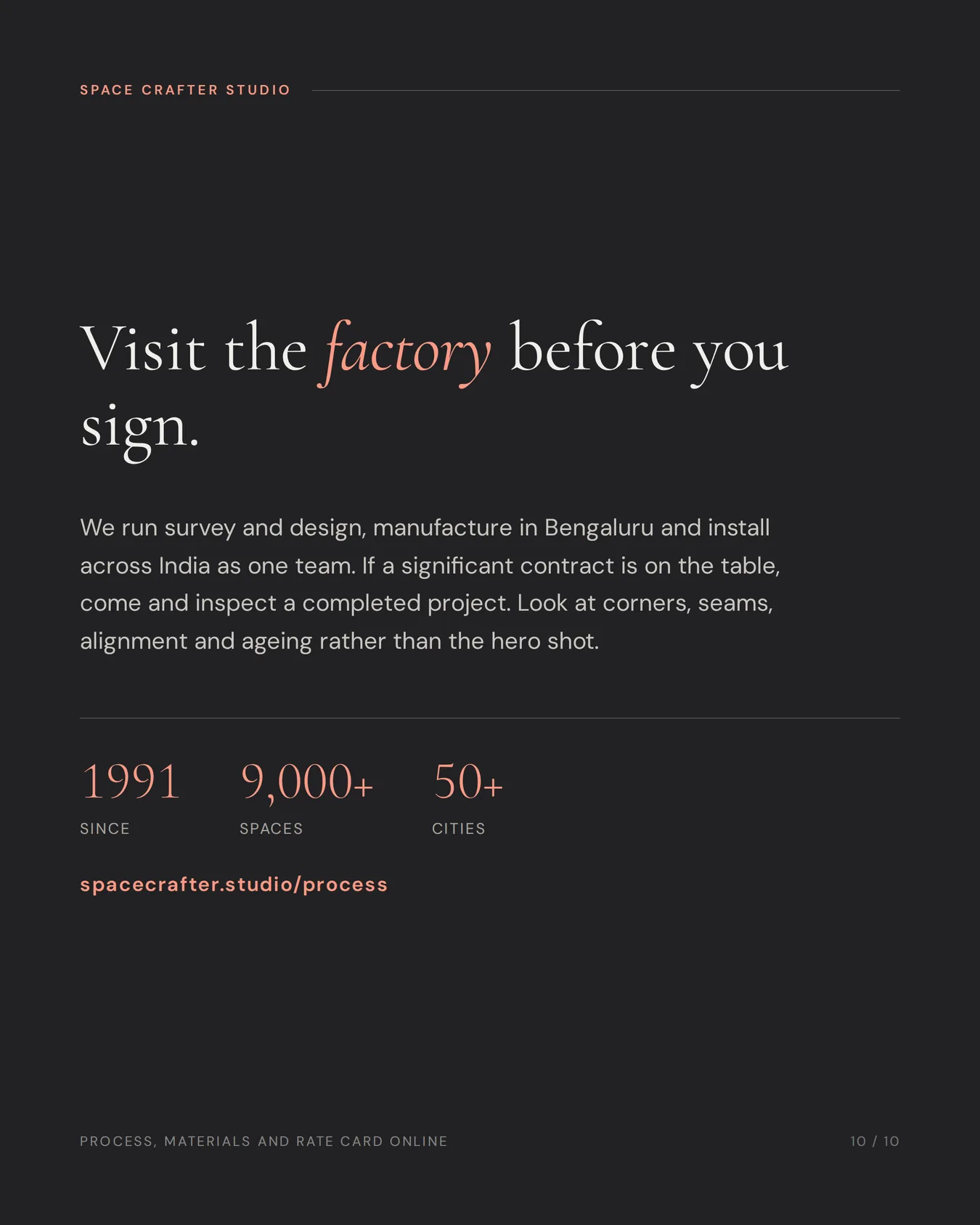 How to choose a signage company, slide 10 of 10, Space Crafter Studio