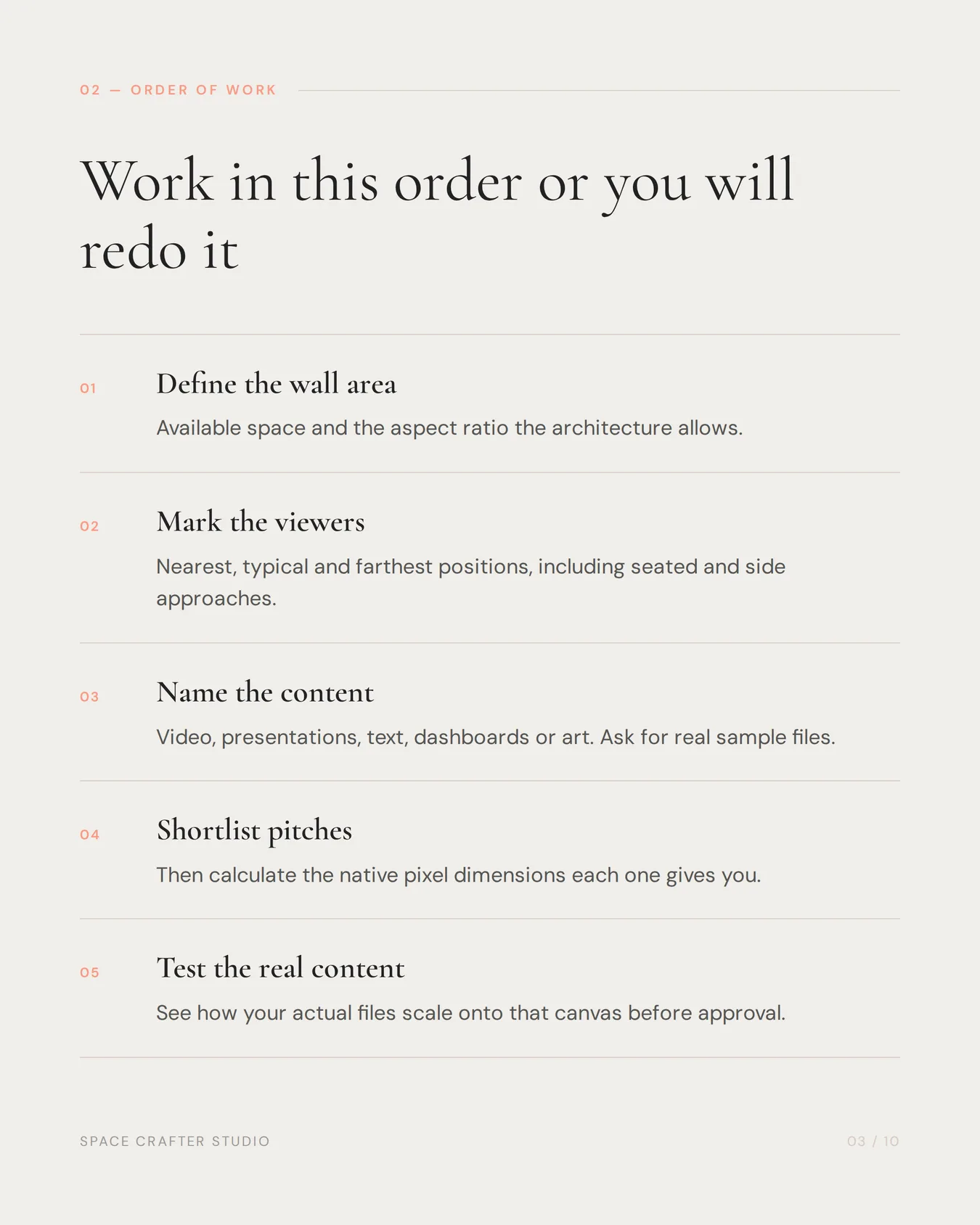 Indoor led wall buying guide, slide 3 of 10, Space Crafter Studio
