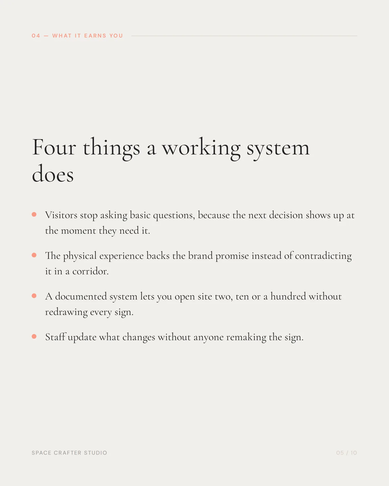 Spatial branding explained, slide 5 of 10, Space Crafter Studio