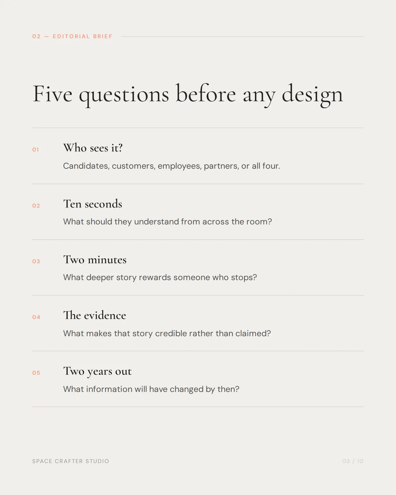 Workplace brand walls, slide 3 of 10, Space Crafter Studio