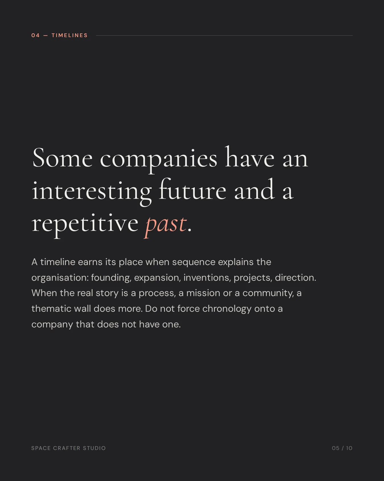 Workplace brand walls, slide 5 of 10, Space Crafter Studio