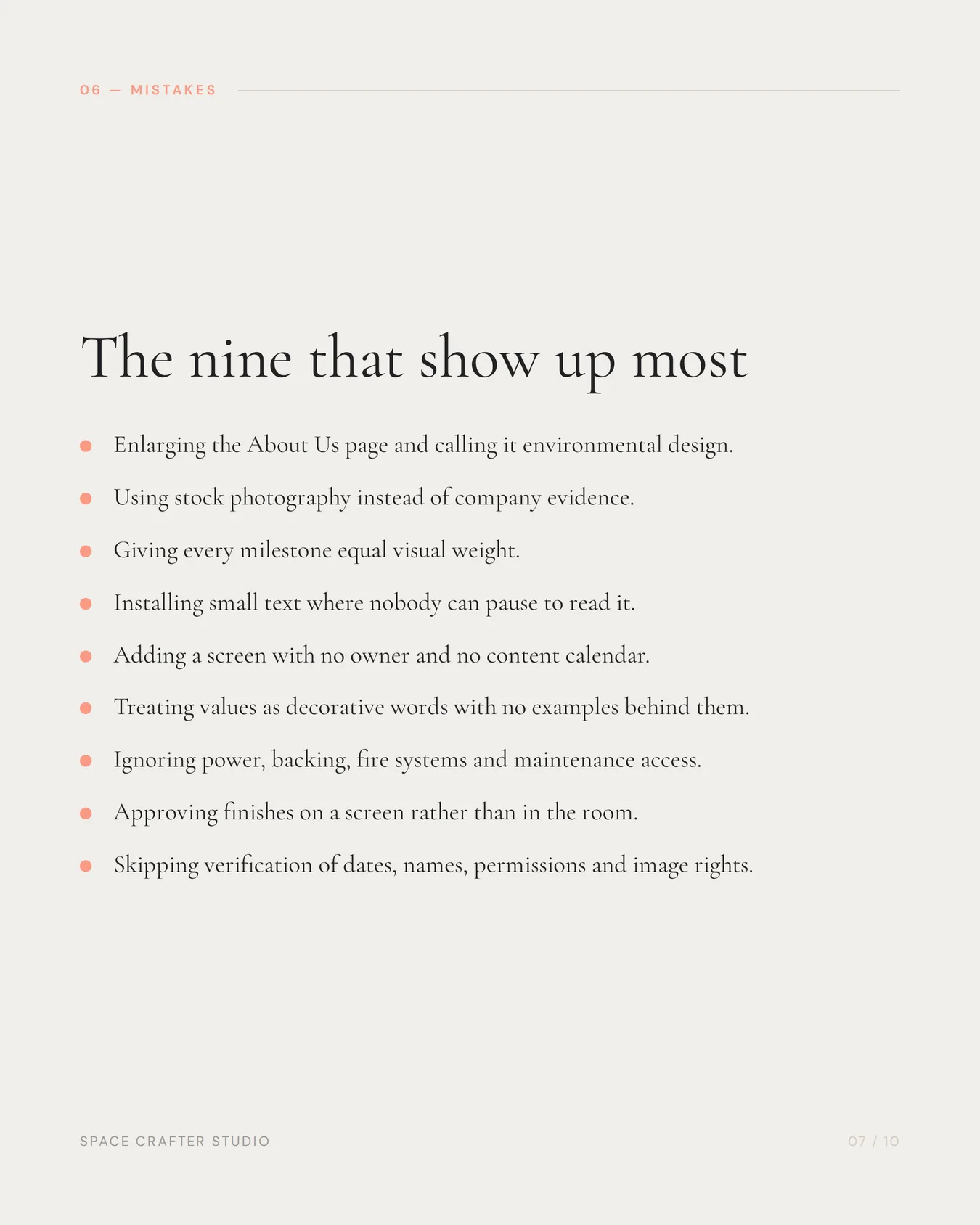 Workplace brand walls, slide 7 of 10, Space Crafter Studio
