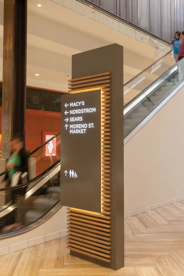 Interior signage and wayfinding design by SpaceCrafter Studio